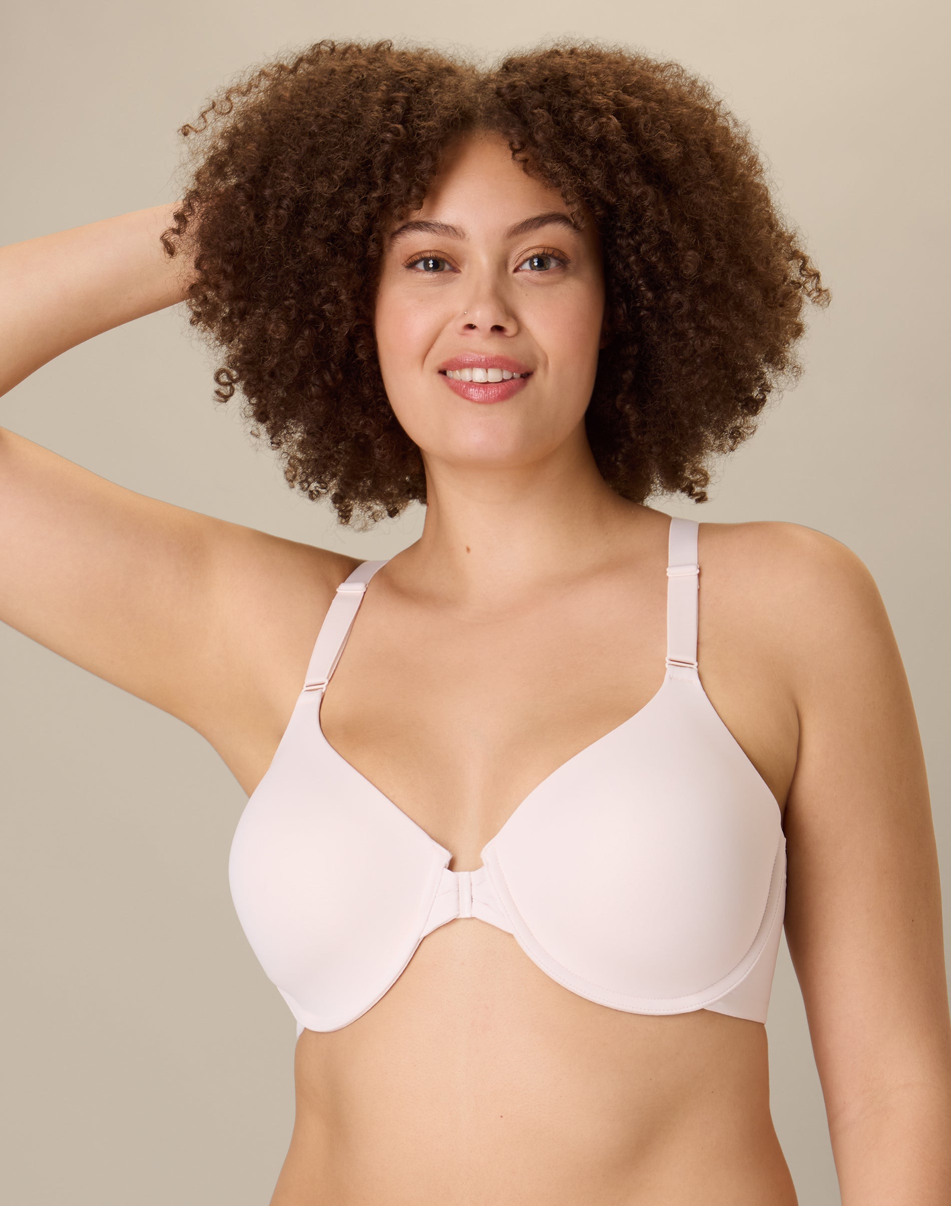 Playtex Racerback Underwire Bra w/ Front Close, Moisture Wicking